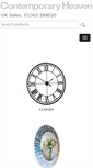 Mobile Screenshot of contemporaryheaven.co.uk
