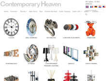 Tablet Screenshot of contemporaryheaven.co.uk